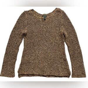 Ralph Lauren Brown Knit Sweater